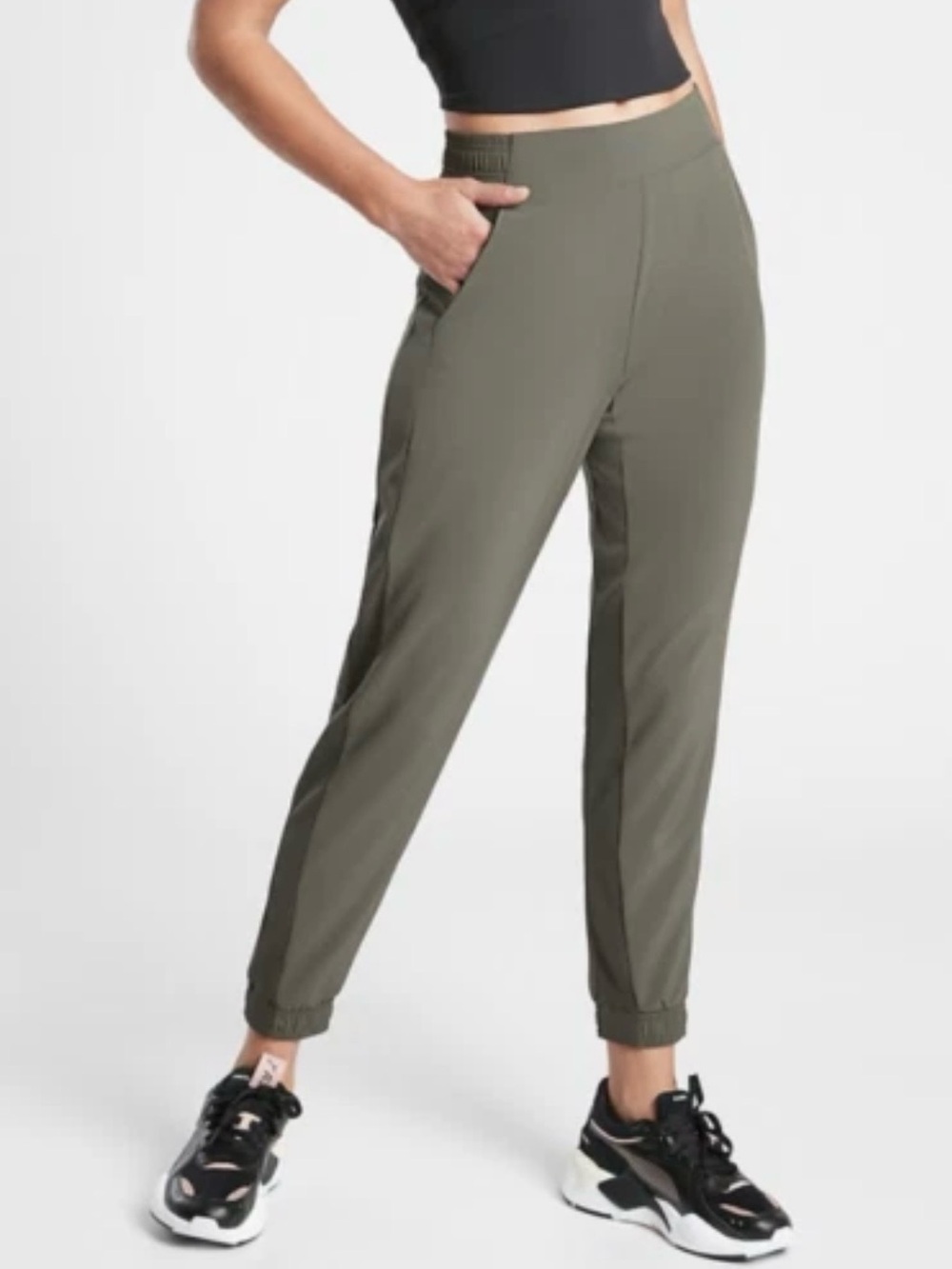 Athleta Brooklyn Jogger in Mountain Olive | 16 | GUC